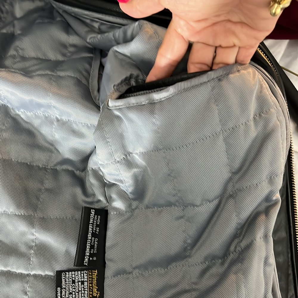 Wilsons 100% genuine leather zip up jacket detachable thinsulate  jacket… - Picture 14 of 16